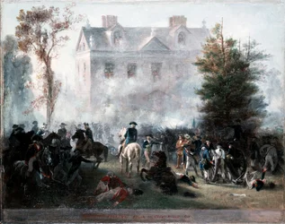 Batalla de Germantown, ataque a la casa del juez Chew, 1860